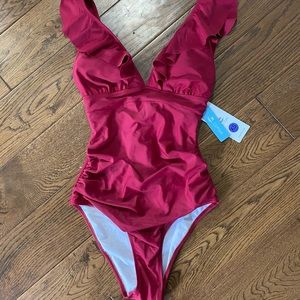 One-piece with Tummy Control